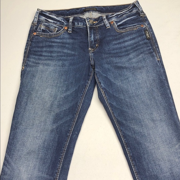 LIKE NEW SILVER SUKI SKINNY JEANS 29x31 ⭐️ - Picture 6 of 14